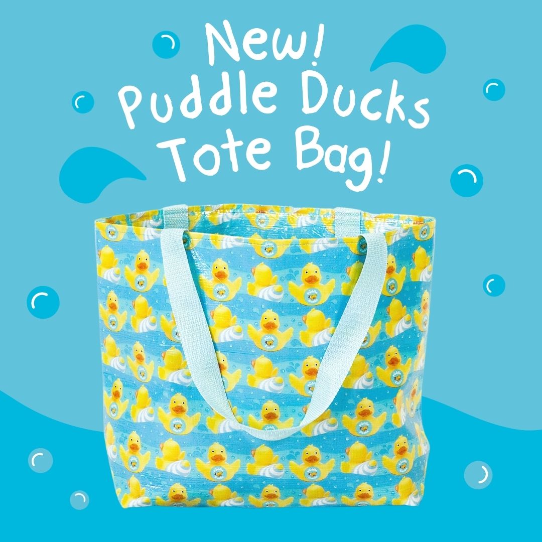Puddle Ducks Tote Bag