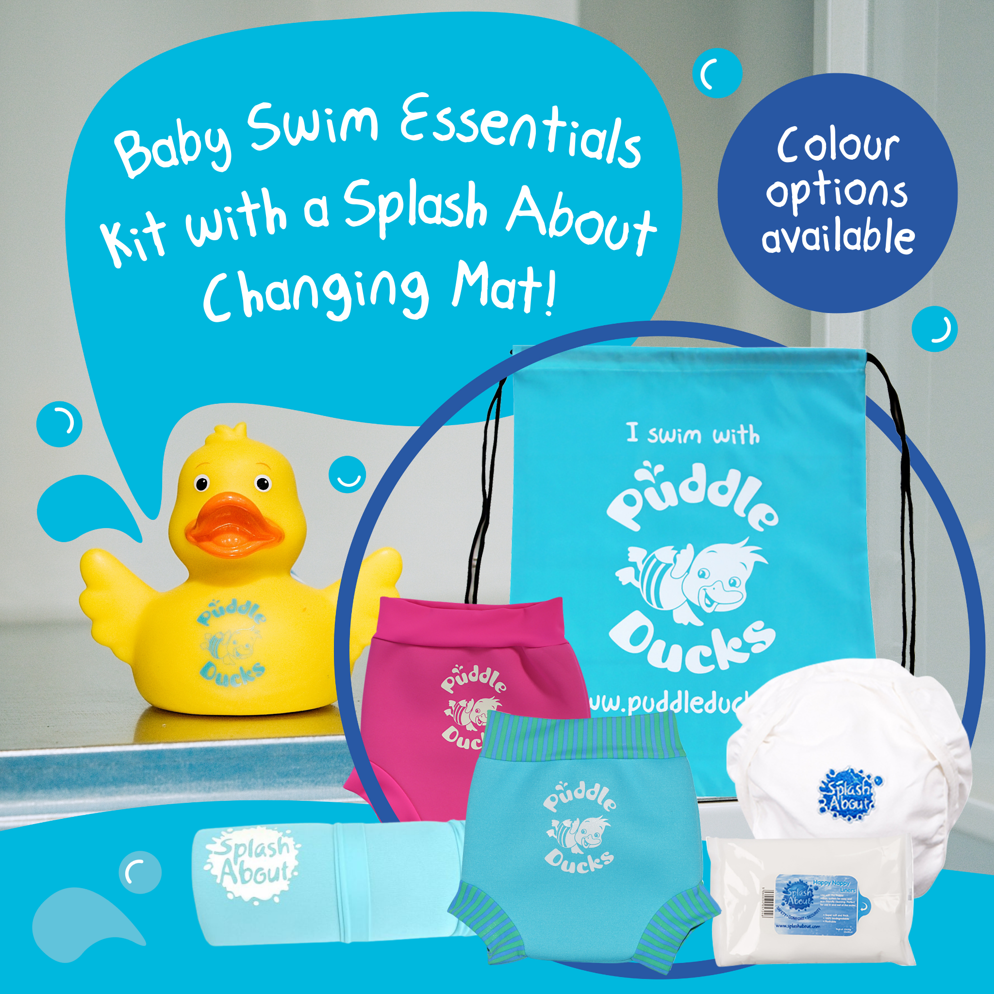 Baby Swim Essentials Kit & Changing Mat