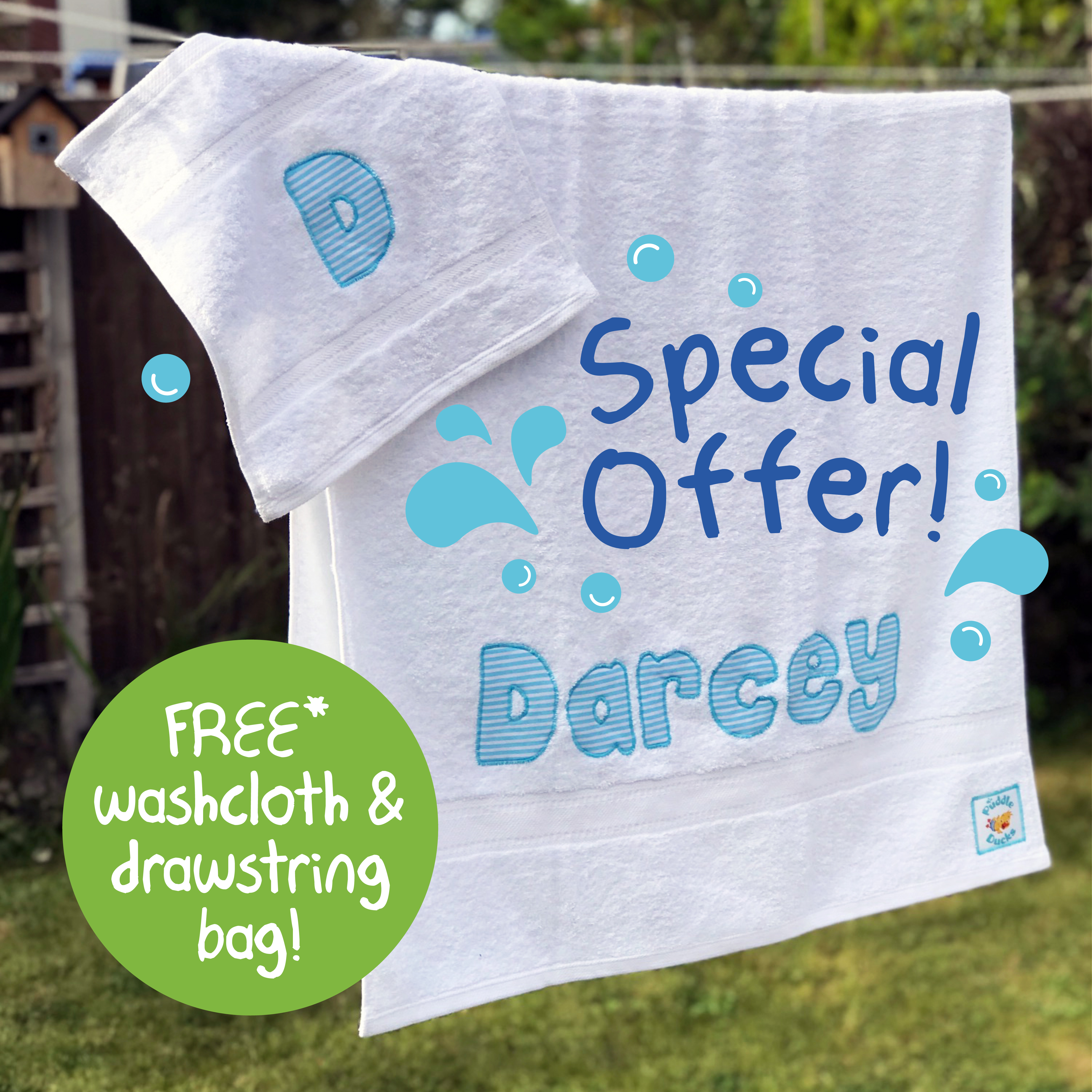 Puddle Ducks Towel
